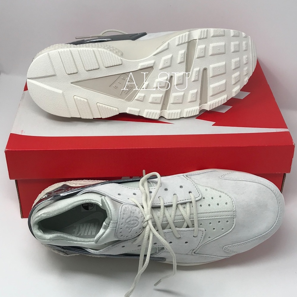 Nike Huarache Run PRM Light Bone Sail M AUTHENTIC - Picture 5 of 7
